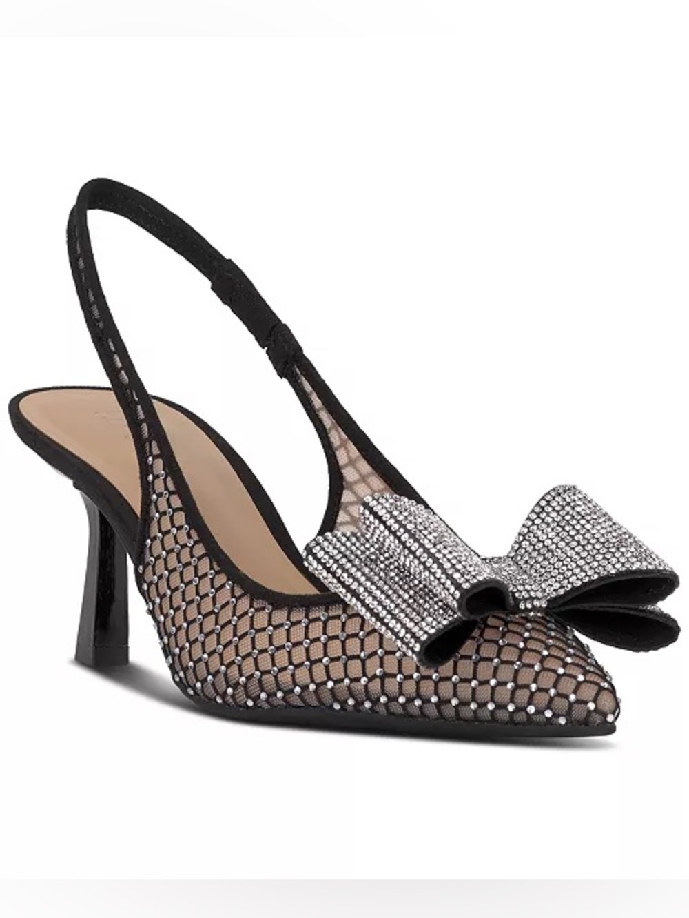 ♥️♥️I.N.C. International Concepts Women’s Eadda Slingback Pumps Black Mesh